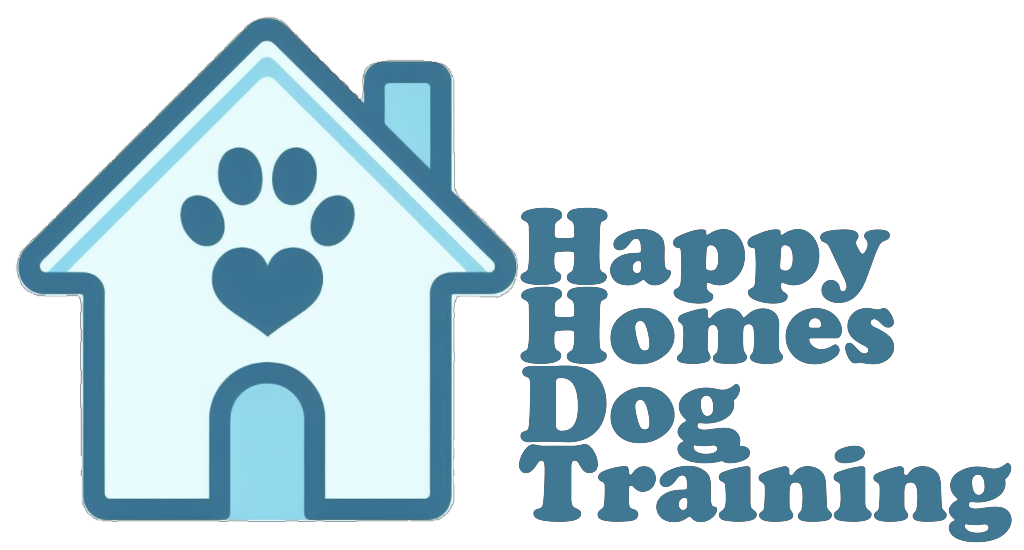 simple logo design in shades of blue, an outline of a house with a heart pawprint inside (3) - Copy